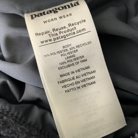 Patagonia Fleece Jacket Full Zip Gray Women's Medium Cozy Warm Outdoor - Picture 8 of 8